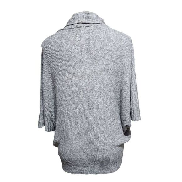Vintage Korye cowl neck dolman tunic sweater lagenlook small gray - Picture 4 of 8